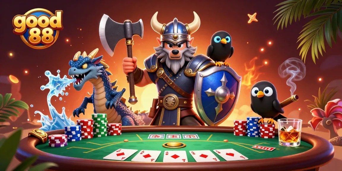 Engage with the thrilling world of good 88 casino games featuring vibrant poker action and epic characters.