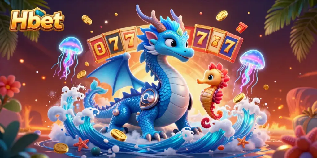 Experience the thrilling world of Hbet with a captivating underwater scene featuring majestic characters and vibrant game elements.