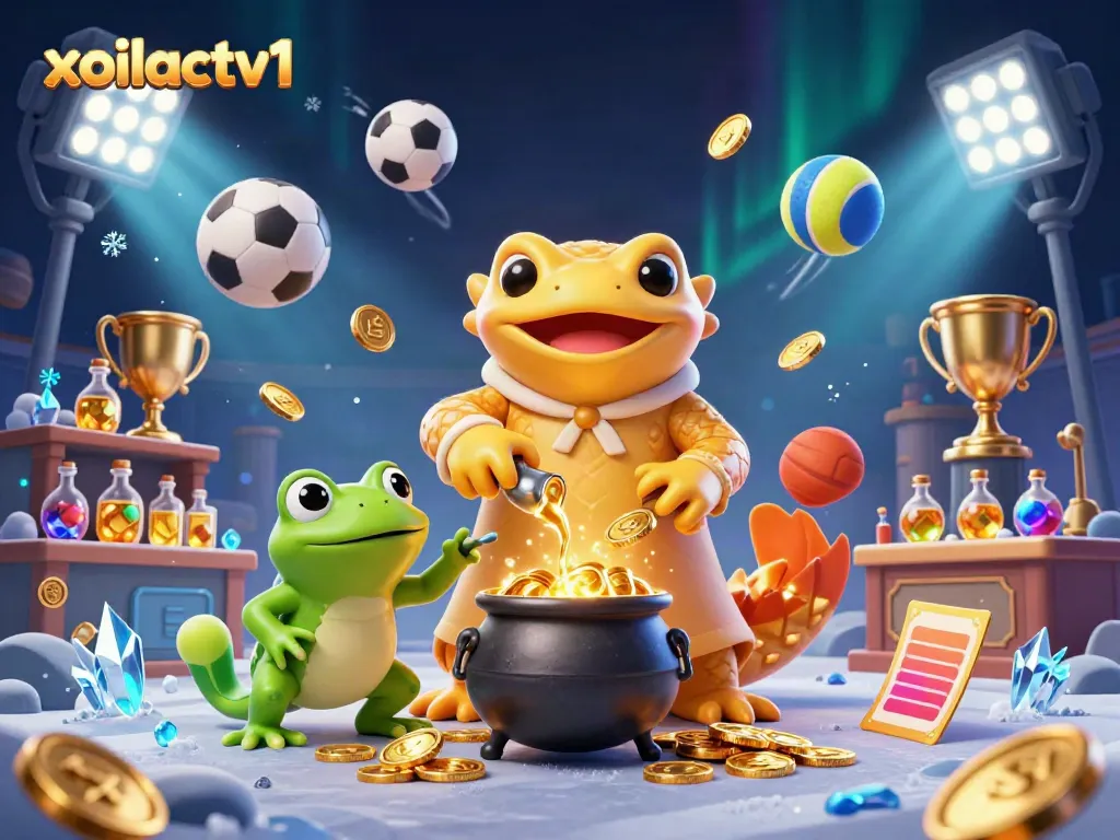 Bet on exciting opportunities at xoilactv1 with lively 3D casino characters and sparkling elements.