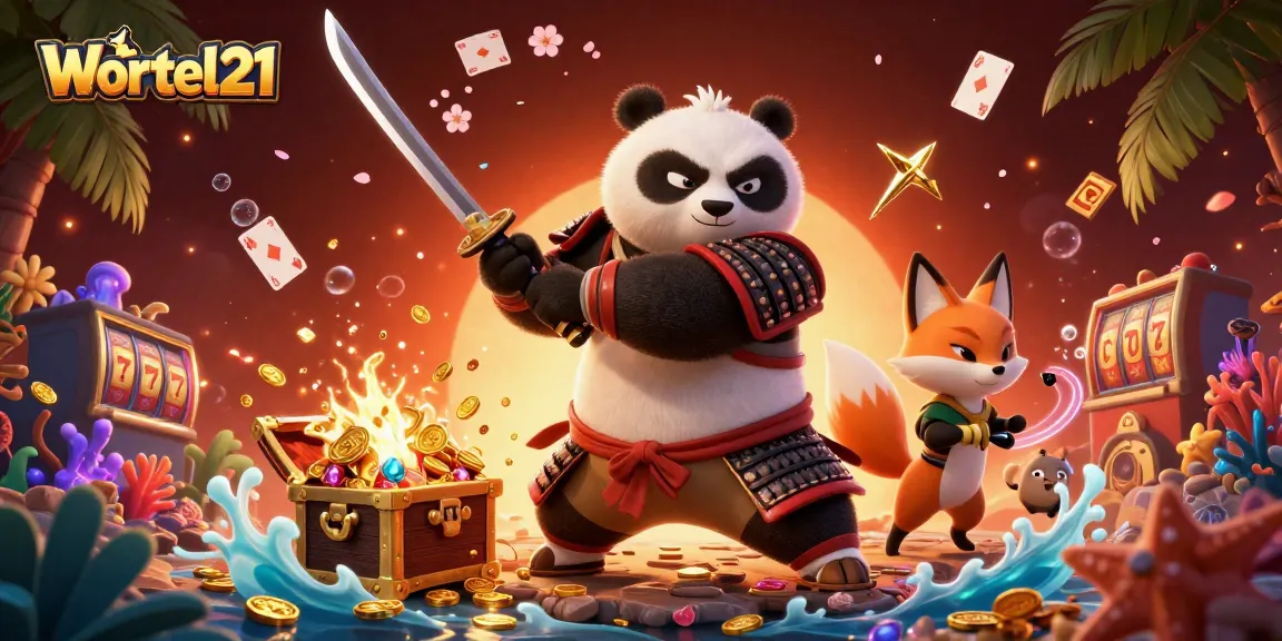 Engage in thrilling gameplay with Wortel21's captivating online casino adventures featuring dynamic characters and vibrant elements.