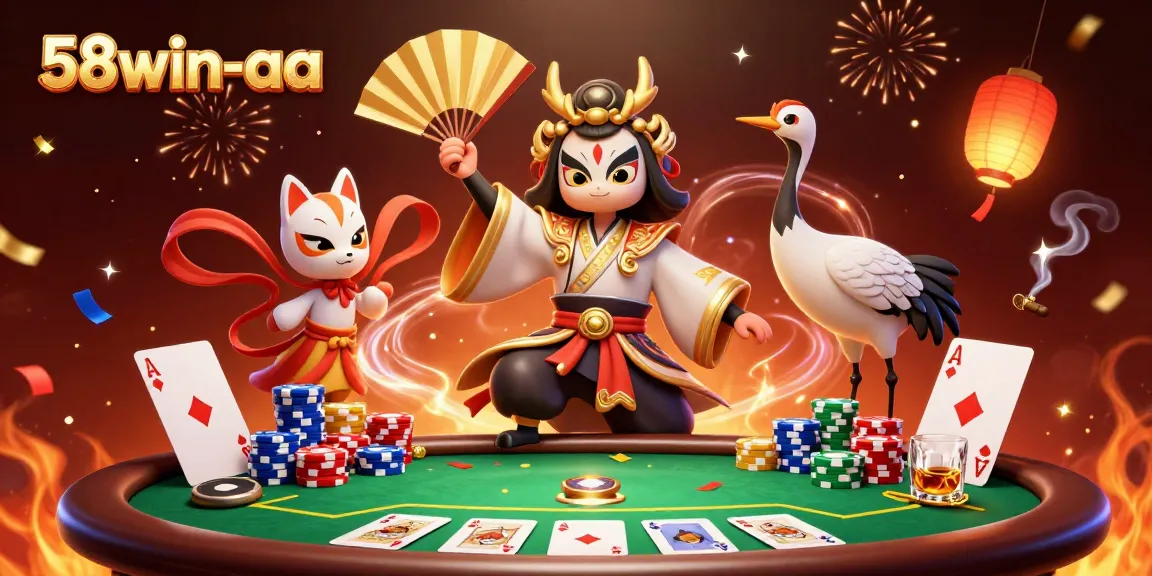 Experience the excitement of 58win-aa with vibrant poker action and dynamic characters.