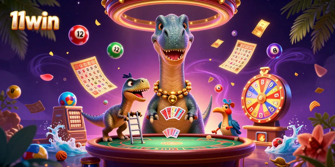 11win brings vibrant gaming energy with dynamic lottery balls and casino excitement.