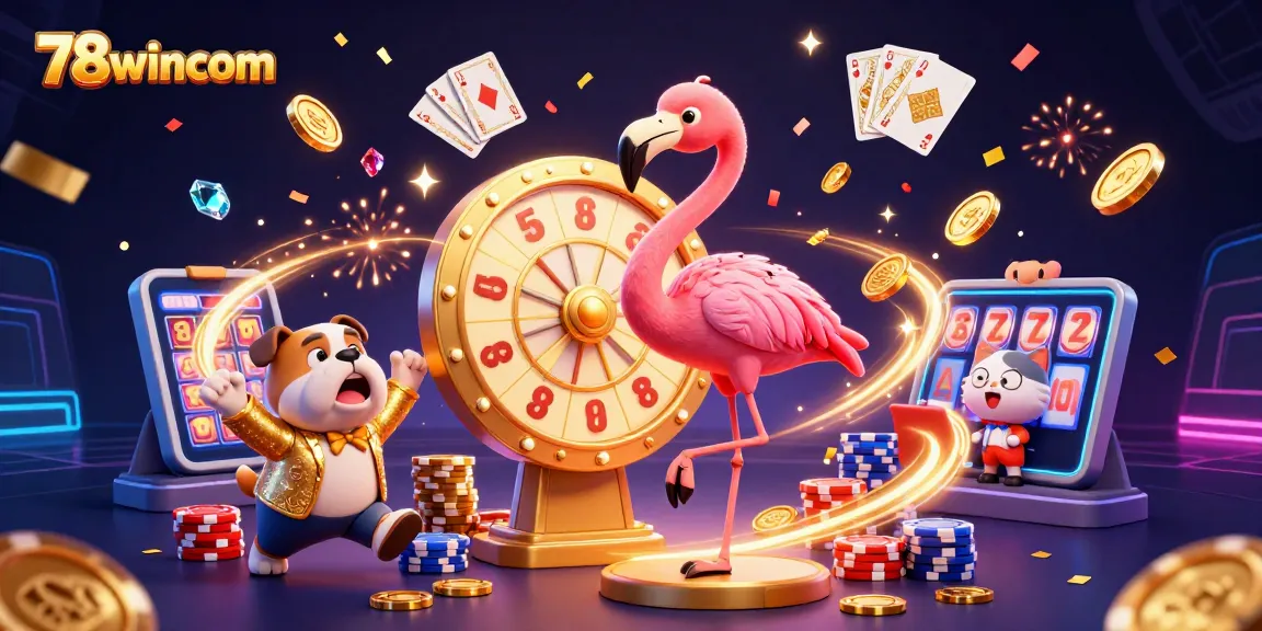 Engage with 78wincom's vibrant casino atmosphere featuring excitement and big wins!