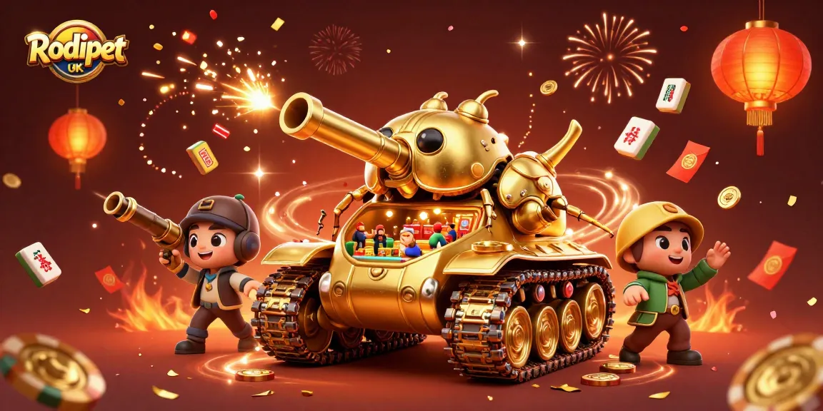 Experience thrilling gameplay at Rodipet UK, featuring a vibrant casino atmosphere with games and celebrations.