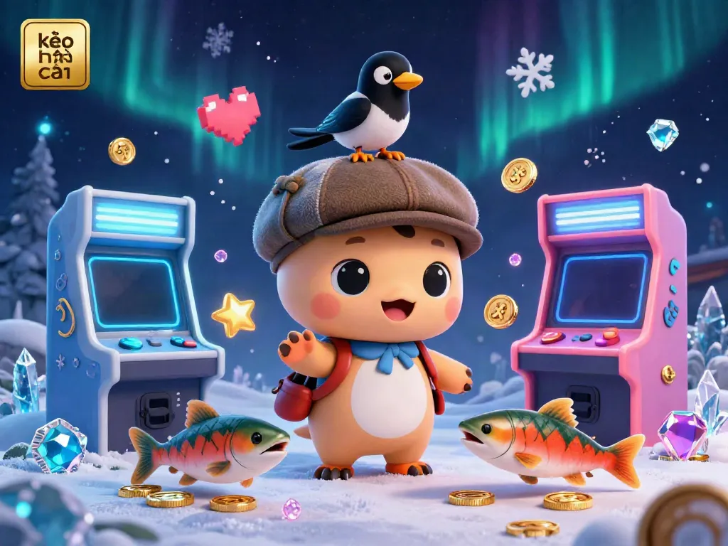 Engage with kèo nhà cái in a vibrant 3D casino scene featuring fun characters and gaming elements.