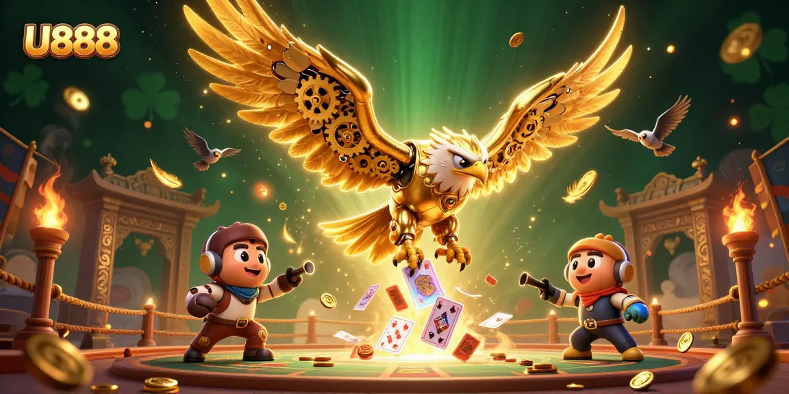 Experience thrilling gameplay at U888 with immersive 3D visuals and dynamic casino elements.