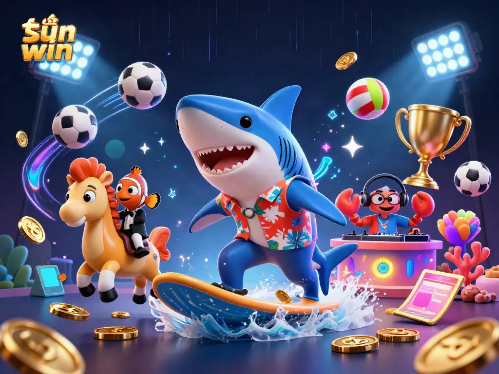 Engage in the world of gaming with tải sun win featuring vibrant characters and dynamic elements in this thrilling illustration.