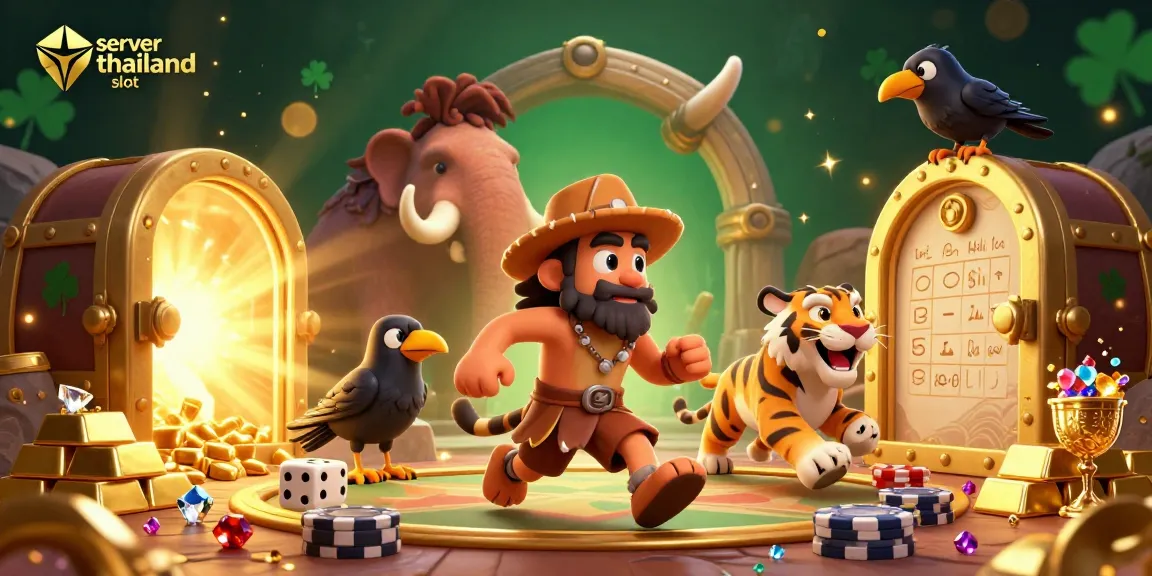 Engage with the excitement of server thailand slot in this vibrant 3D illustration of an ancient casino adventure.