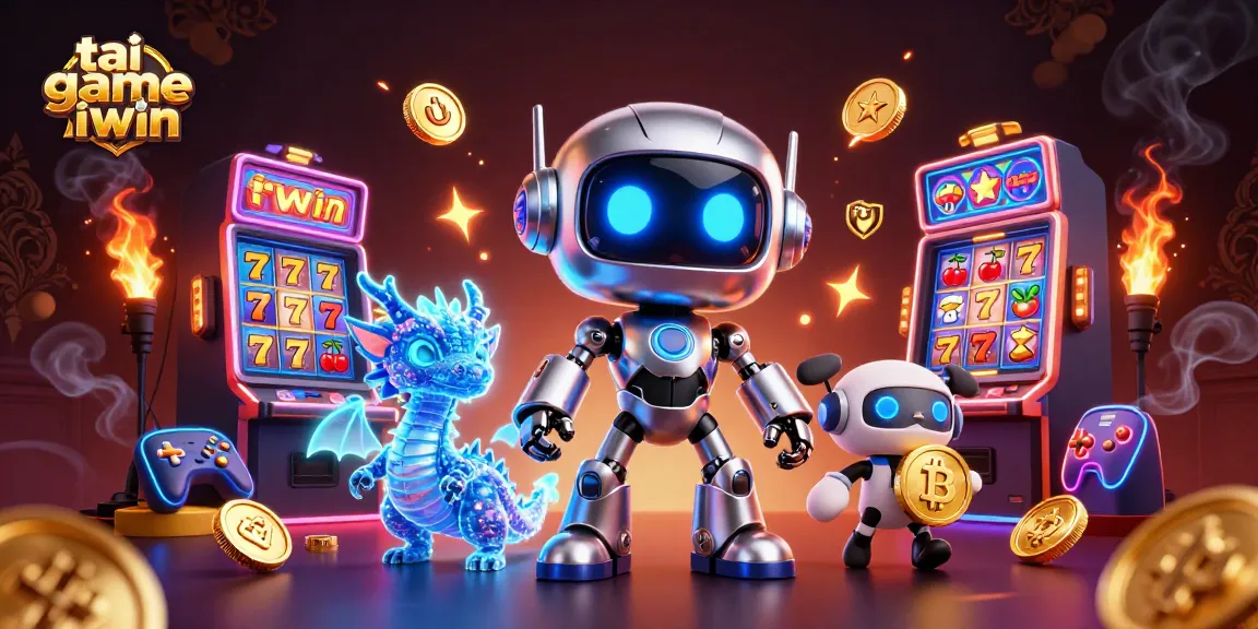 Experience the excitement of tai game iwin with vibrant AI characters and casino-themed elements.