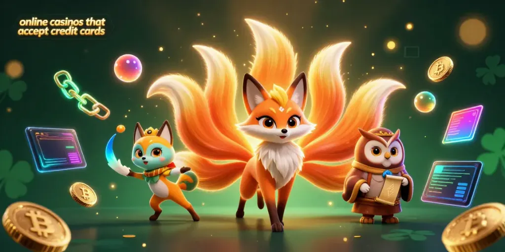 Engage in exciting gameplay at online casinos that accept credit cards with colorful characters and vibrant elements.