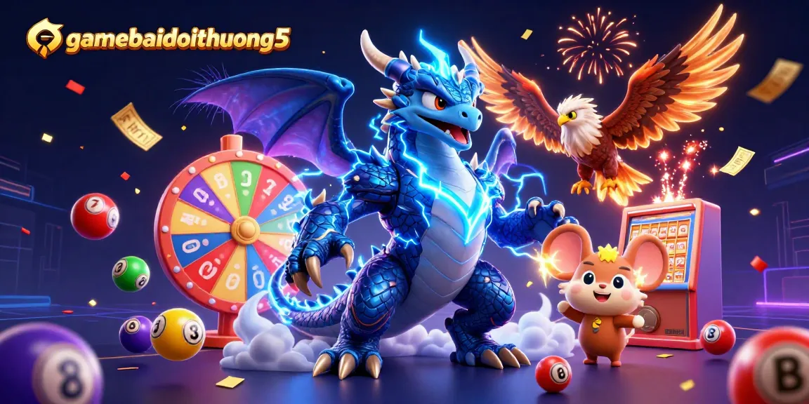 Engage with gamebaidoithuong5 and experience the thrill of dynamic gaming wins amidst lottery excitement.