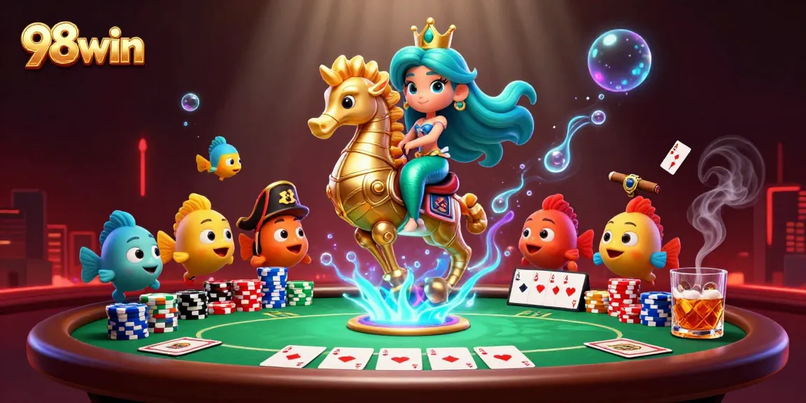 Experience thrilling gameplay on 98win with an exciting mermaid casino theme.