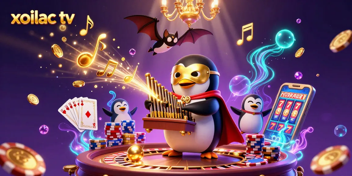Watch exciting action unfold at xoilac tv, where golden coins cascade as the phantom penguin plays.
